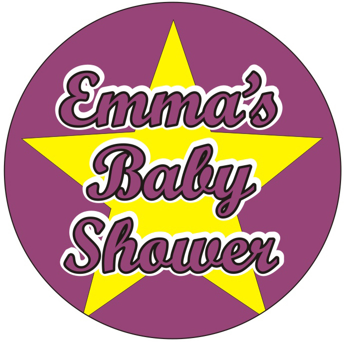 baby shower badges
