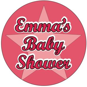 baby shower badges