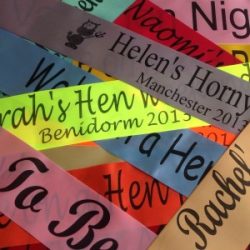 Custom Sashes