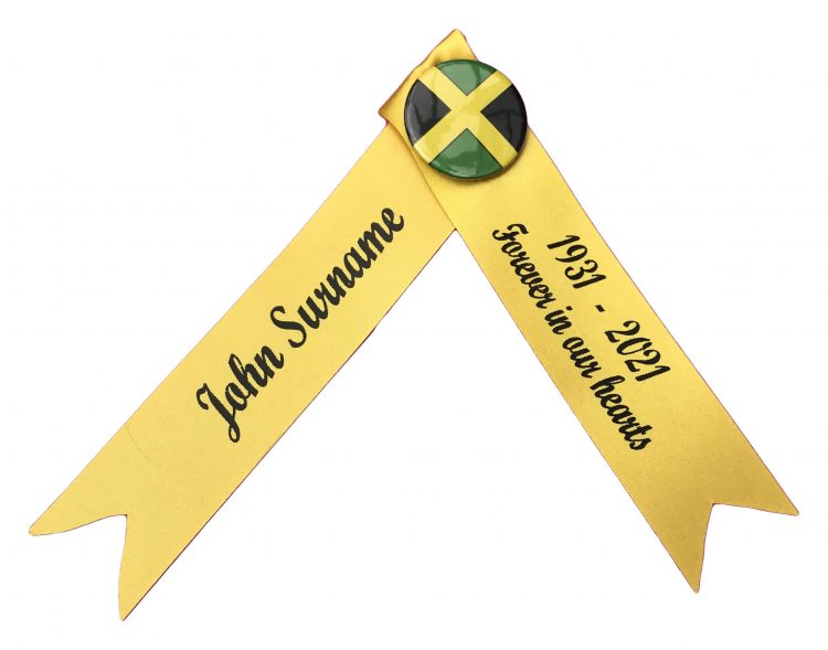 funeral ribbons