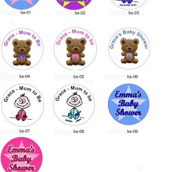 Baby Shower Badges