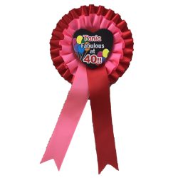Heart centre Birthday Rosettes
