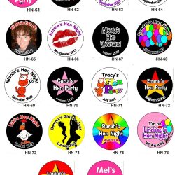 Hen Night Badges